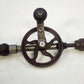 Millers Falls No. 94 Egg Beater Hand Drill 11" Wood Handle Rotary Drill Vtg USA
