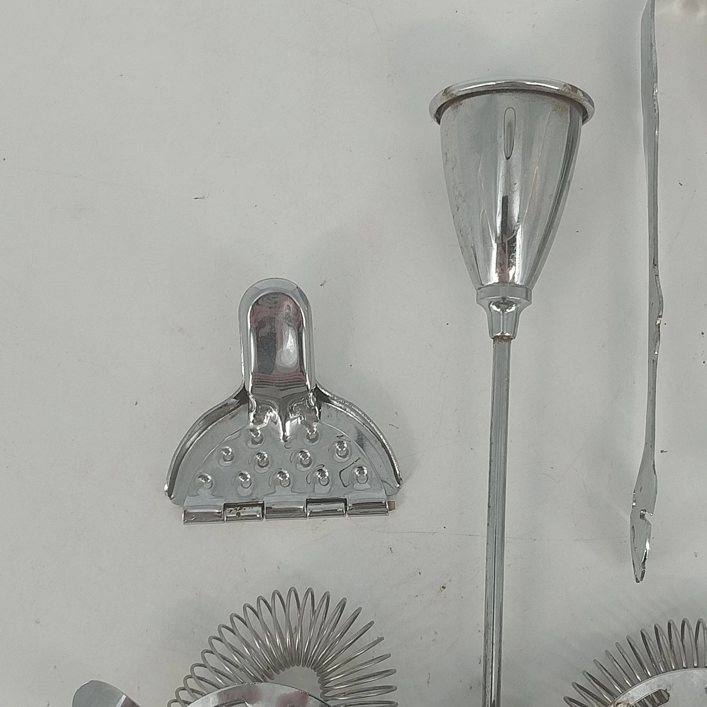 Stainless Steel Bartender Tool Set Strainers Jigger Tongs