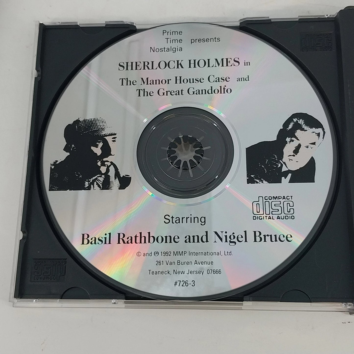Radio's Greatest Detectives Sherlock Holmes 5 CD Set Basil Rathbone Vintage 1992