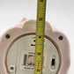 Winking Praying Angel Porcelain Figurine Fiber Optic Light 8" x 4.5"