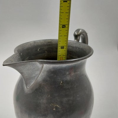 Wilton Armetale Plough Tavern Water Pitcher 3444 Aluminum Alloy 7.5"x5" Vintage