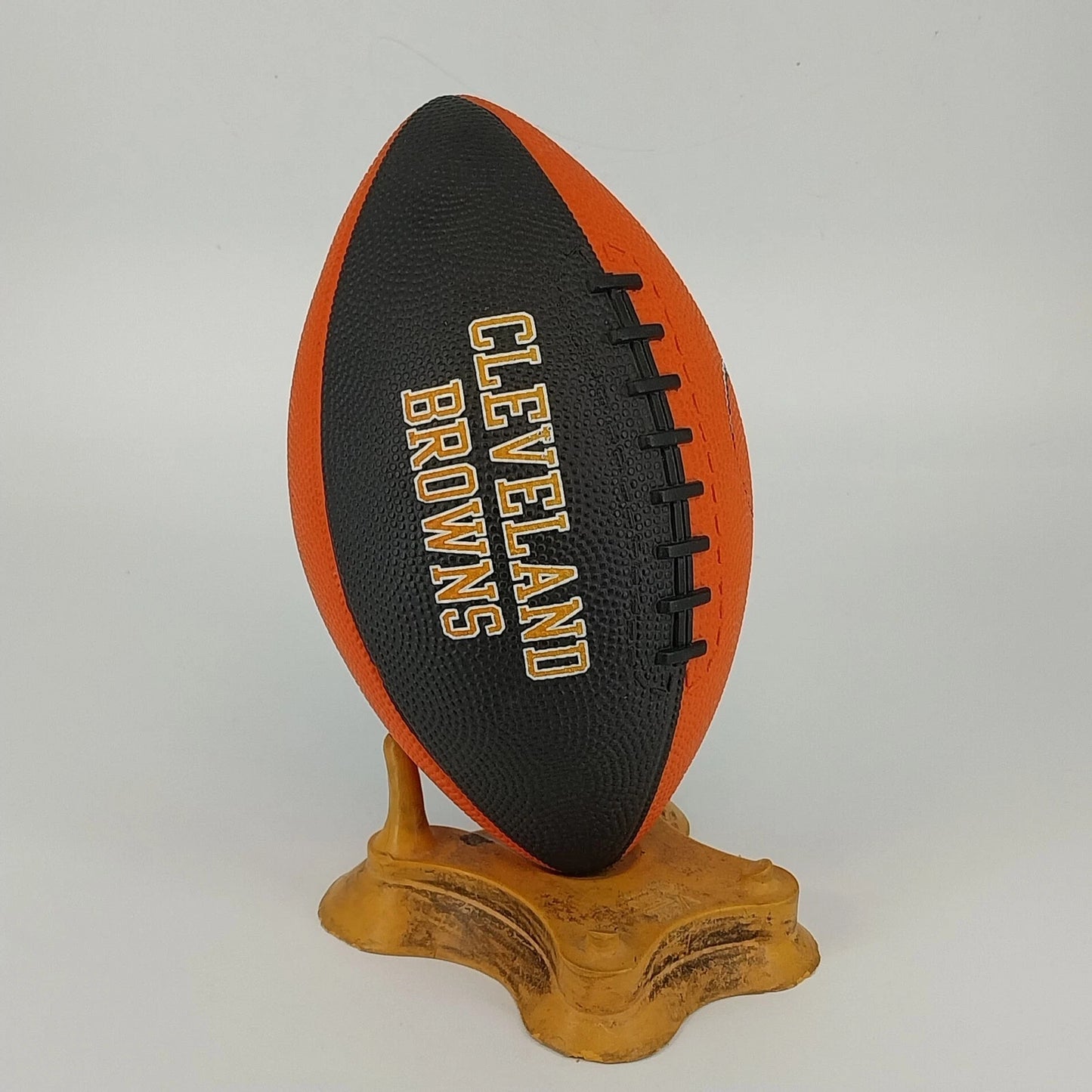 Voit KT-100 Molded Rubber Football Kicking Tee Holder ONLY Four-Point Base Vtg