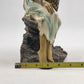 Universal Statuary Native American Indian Maiden Figurine Basket Resin 13" Vtg