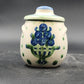 Hadley Bouquet Oversize Sugar Bowl and Lid M A Hadley Pottery Blueberry Design