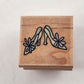 Hero Arts Set of 20 Wood Mounted Rubber Stamps Vintage 1.25 x 1.25 Inches