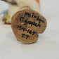 Rainbow C.Zopah Handmade Feather Folk Art Figure Colorful Wood Base 5" 154-168