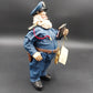 Kurt Adler KSA Policeman Santa Officer Claus Fabriché Collectible Figurine 1994