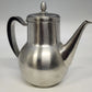Oneida 18/8 Stainless Steel Tea Coffee Server 8" Hinged Lid Curved Spout Handle