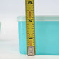 3 Tupperware 311/312 Blue Green Storage Containers w Lids Freezer Fridge Vintage