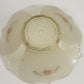 Vintage Lancaster Glass Yellow Floral Ceiling Light Shade