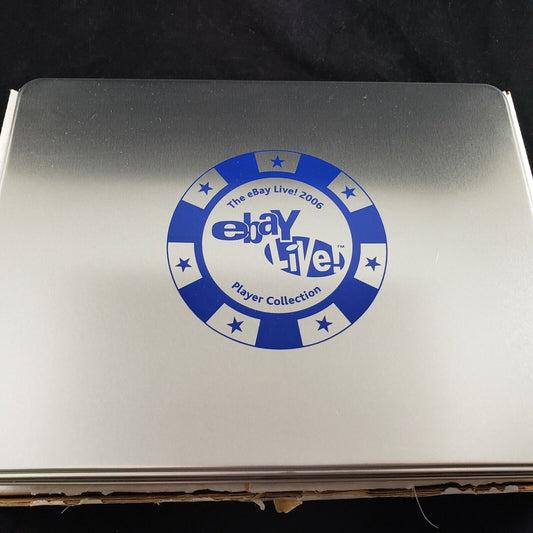 The eBay Live! 2006 Lapel Pin Player Collection Display Metal Box NIB with 1 Pin