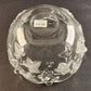 Mikasa Parisian Ivy Crystal Glass Serving Bowl Clear w Frosted Leaves 8¾" S5199