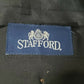 Stafford Dress Pants Slacks Men's Brown Flat Front Pockets Classic Fit 34x30 EUC