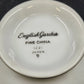 4 English Garden Footed Cups Coffee Tea Fine China of Japan 1221 3.5"d x 2.5"h