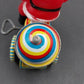 Suzuki Wind Up Toy Celluloid Santa Claus 1950 Tin Tricycle Japan Vintage Works