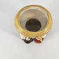 Vintage Farmer Boy Head Vase Planter Straw Hat Country Decor