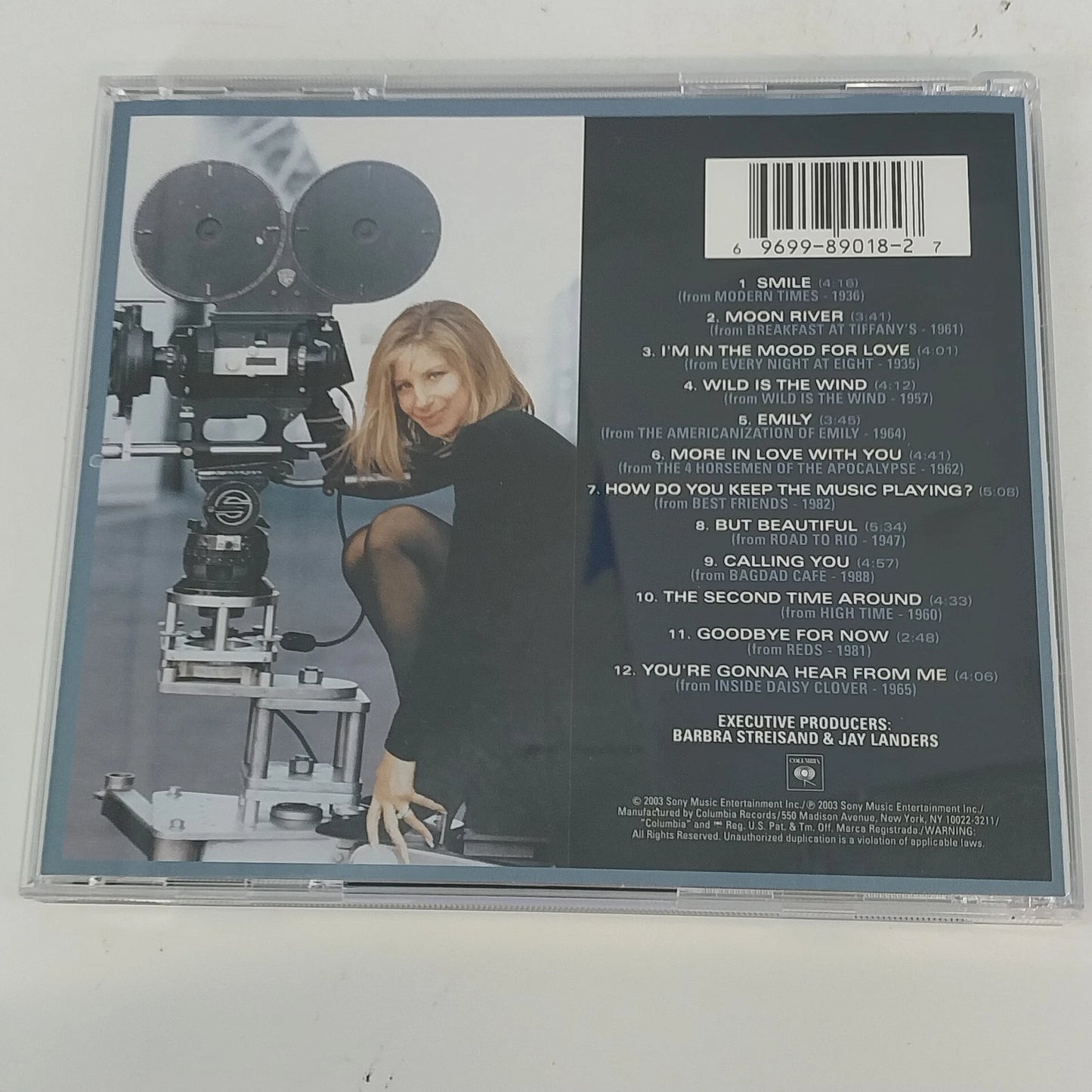 Barbra Streisand The Movie Album CD 2003 Columbia Movie Songs CK 89018 New Track