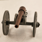 1865 Military Cannon Toy Penn Craft USA Cast Iron & Brass Civil War Replica 3"h