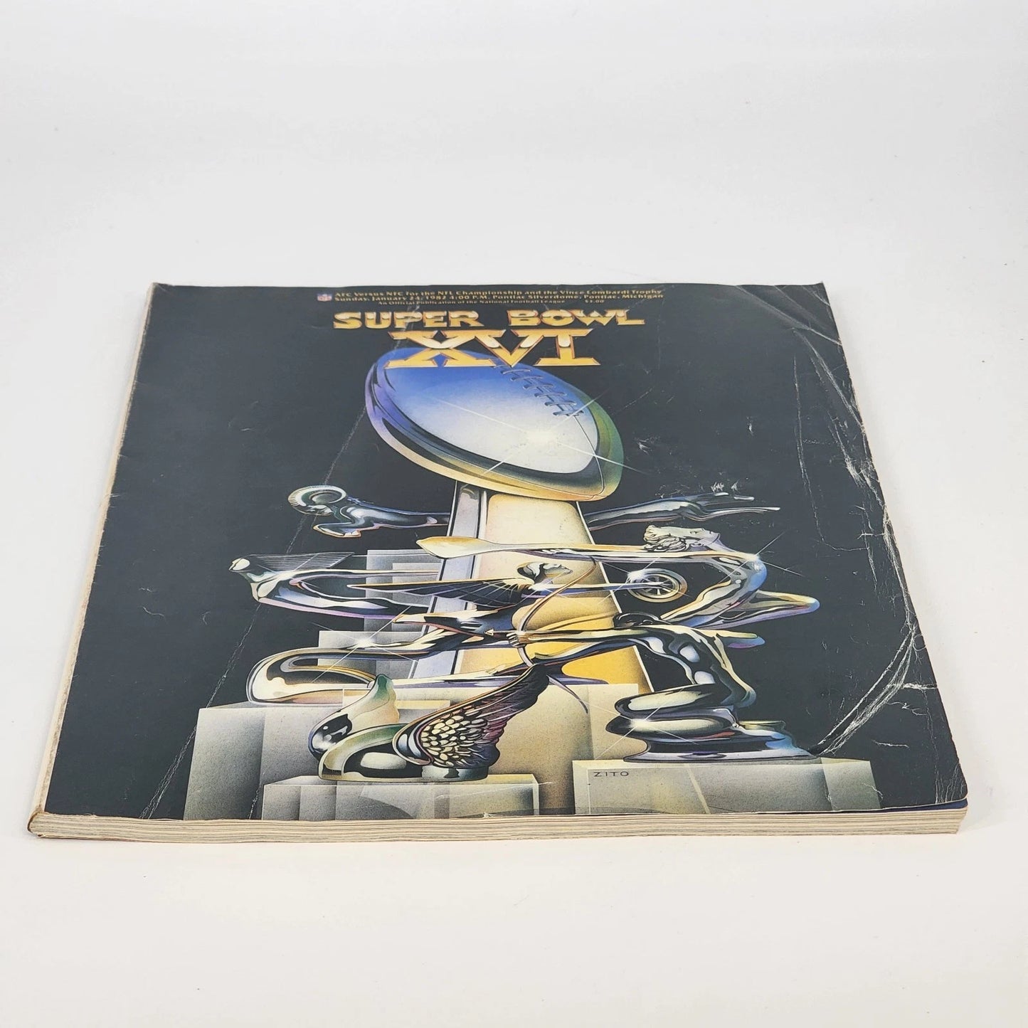 Super Bowl XVI 1982 Official NFL Game Program 49ers vs Bengals Joe Montana MVP
