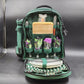 Picnic Time Green Backpack The Original Insulated Wine holder Setting 4 person