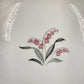 Noritake Crest Round Vegetable Bowl 5421 Lily of the Valley 10" Platinum Trim