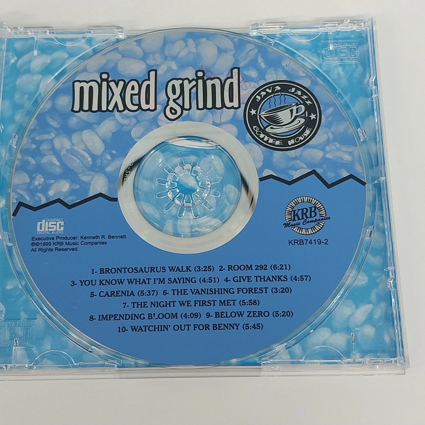 Java Jazz Mixed Grind CD 1998 Smooth Jazz Contemporary Instrumental Album KRB