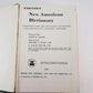 Webster’s New American Dictionary 1967 Thumb Indexed Book