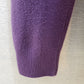 The Tog Shop Women's Large Purple 100% Acrylic Turtleneck Knit Pullover Top