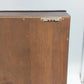 Wood Shadow Box Display Case Glass Door 14 Cubbies Wall Mount 16" Vintage