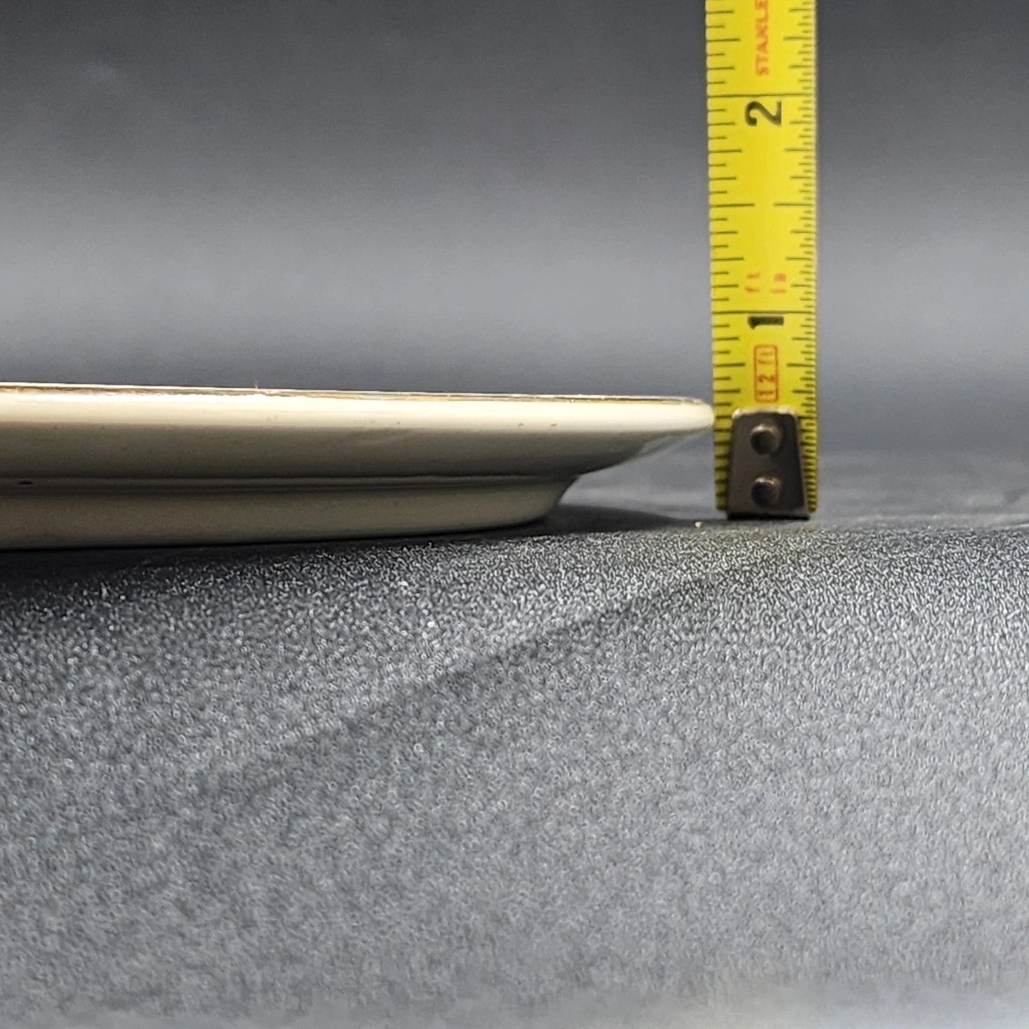 Autumn Leaf Cake Plate Server 9.5" Round Hall's Superior for Jewel Tea MCM Vtg