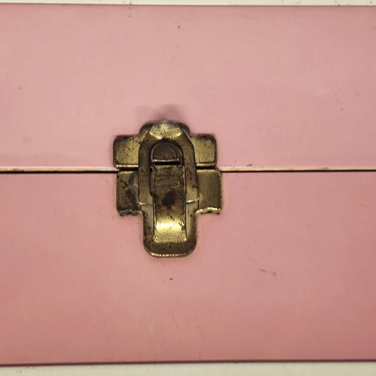 Pink Cass Toy Doll Trunk Wardrobe Case Clothes Accessories Storage 12" Vintage