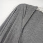 Attention Women’s L/G Gray Hooded Tie Front Cardigan Lightweight Draped