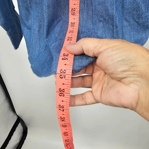 Alexander Julian Colours Men’s Denim Button-Front Shirt Size Large NWT Hong Kong