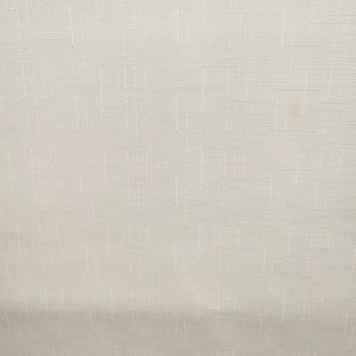 Plain Off White Tablecloth Shiny Polyester Blend Overlock Hem Rectangle 52"x68"