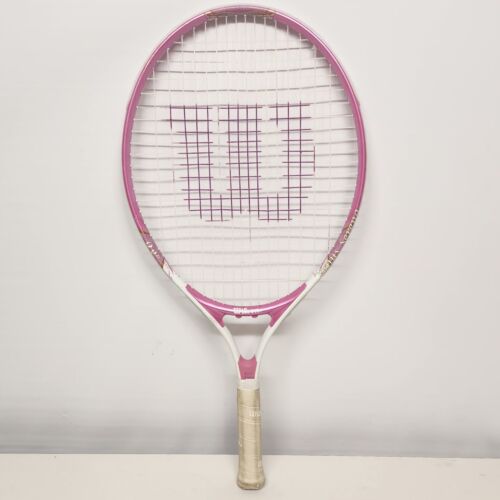 Wilson Tennis Racket Venus Serena 23" Pink 3-5/8" L000 White Grip Scuffs
