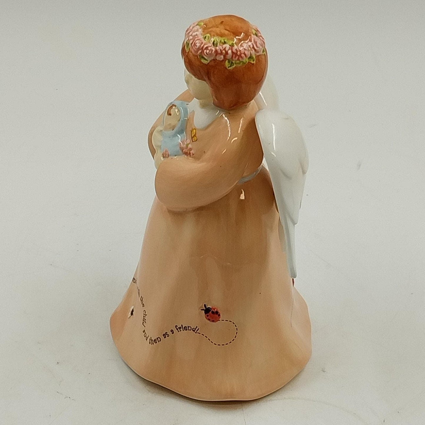 Ella Bella A Mother's Love Musical Angel & Baby Figurine Pavilion Gift 2002