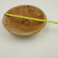 Oval Shape Bread Serving Bowl in Natural Wood Hand Crafted Kitchen Decor 9” x 2"