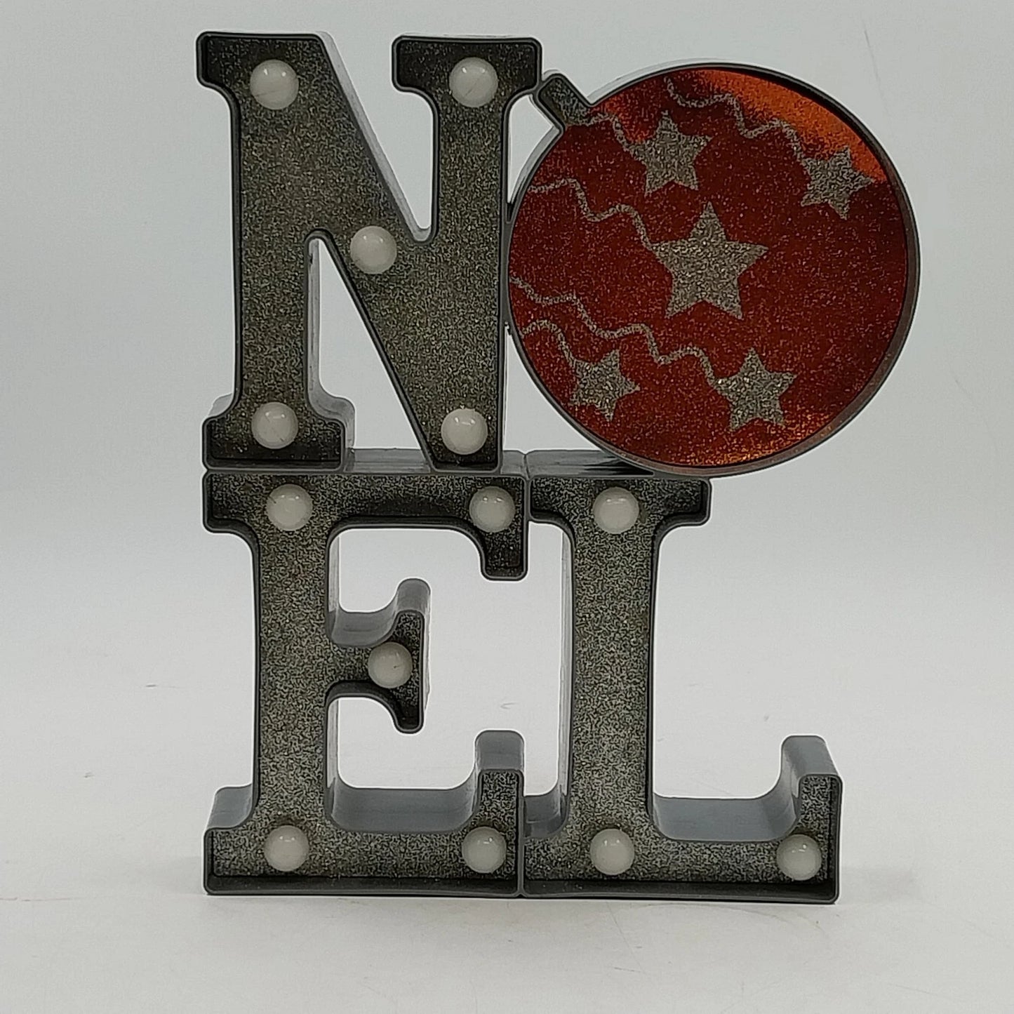 NOEL Sign Mr Christmas Illuminated Marquee Letters Indoor/Outdoor Decor China