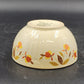 Autumn Leaf Ruffled D Sugar Bowl No Lid Halls Superior Jewel Tea MCM Kitchenware