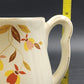 Autumn Leaf Utility Jug Pitcher 40 oz Rayed Hall's Superior for Jewel Tea MCM