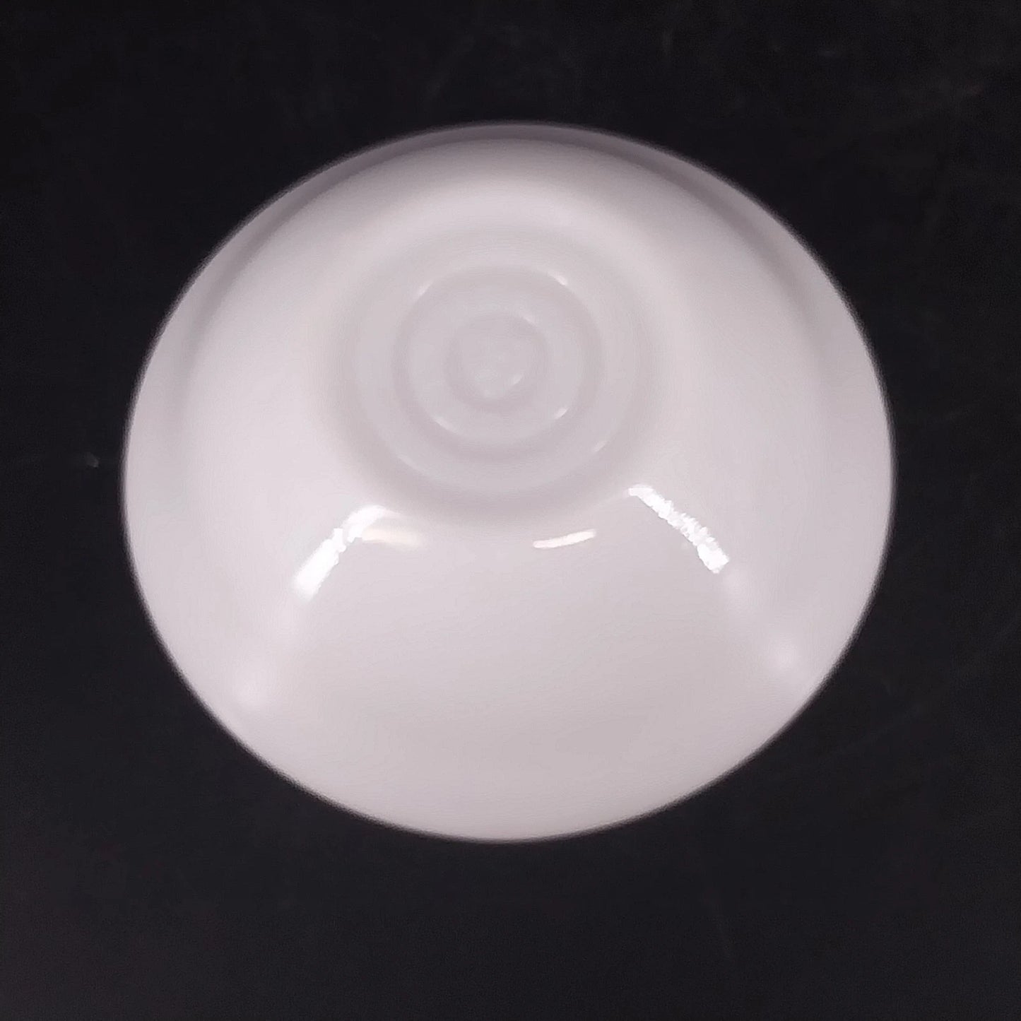 Vintage Federal Glass Basketweave Milk Glass Cereal Bowl 5 Inch