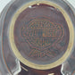 Marcrest Daisy Dot Divided Serving Bowl Brown 8"x10" Stoneware Oven Proof USA