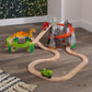KidKraft Dino World Wooden Train Set Volcano Escape New in Box
