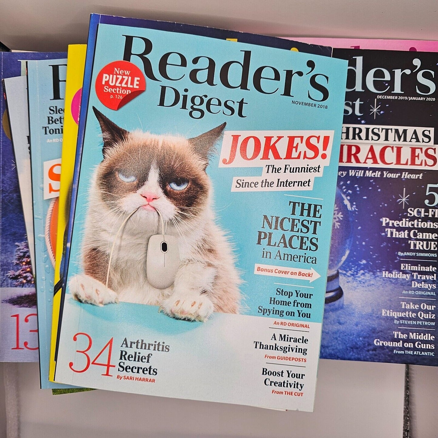 51 issues Reader’s Digest Magazines 2017 2018 2019 - 2022 Quick Read Publication