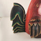 ROOSTER Large Carved Wooden Hand-Painted Hinged Joint Puppet 13" Seated 20" Long