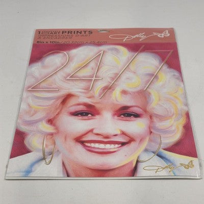 Dolly Parton Art Print Poster Close-up Portrait 8x10 American Greetings USA New