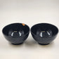2 Waechtersbach Germany Fun Factory Freestyle Glossy Black Serving Bowl 6" Chip