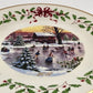Lenox 2010 Annual Collector Christmas Plate 20th Series Numbered Holiday Skaters