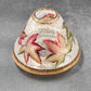 Yankee Candle Shade & Underplate Large Jar Brown Crackle Glass Autumn Leaves