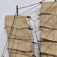 Assembled Model Cutty Sark Clipper Ship Wood Construction Canvas Sails 30" Long
